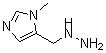 CAS#: 887592-51-0, 5-(Hydrazinomethyl)-1-methyl-1H-imidazole