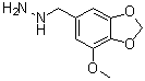 CAS 登录号：887593-36-4， [(7-甲氧基-1,3-苯并二氧戊环-5-基)甲基]肼
