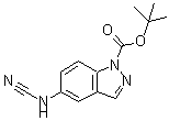 CAS 登录号：887594-17-4， 5-(氰基氨基)-1H-吲唑-1-羧酸叔丁酯