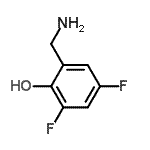 CAS 登录号：887596-94-3， 2-(氨基甲基)-4,6-二氟苯酚