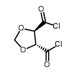 CAS 登录号：88797-33-5， (4R,5R)-1,3-二氧戊环-4,5-二甲酰氯