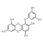 CAS#: 88798-74-7, 4-(3,5-Dihydroxyphenoxy)-1,3,6,8-oxanthrenetetrol