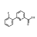 CAS#: 887982-35-6, 6-(2-Fluorophenyl)-2-pyridinecarboxylic acid