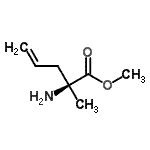 CAS 登录号：88820-87-5， 甲基(2S)-2-氨基-2-甲基-4-戊烯酸酯