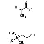 CAS 登录号：888724-51-4， 2-羟基-N,N,N-三甲基乙铵(2S)-2-羟基丙酸酯