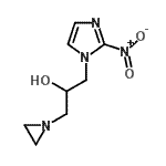 CAS 登录号:88876-88-4, 1-(1-氮丙啶基)-3-(2-硝基-1H-咪唑-1-基)-2-丙醇