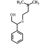 CAS#: 88889-92-3, 2-{[2-(Dimethylamino)ethyl]sulfanyl}-2-phenylethanol