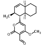CAS#: 88899-61-0, 4-Methoxy-6-[(1R,2S,4aR,8aR)-2-methyl-1,2,4a,5,6,7,8,8a-octahydro-1-naphthalenyl]-2-oxo-2H-pyran-3-carbaldehyde