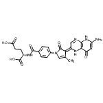 CAS#: 88912-57-6, N-{4-[(3E)-3-(2-Amino-4-oxo-1,5-dihydro-6(4H)-pteridinylidene)-4-methyl-2-oxo-2,3-dihydro-1H-pyrrol-1-yl]benzoyl}-L-glutamic acid