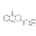 CAS#: 889125-00-2, 2-Methyl-2-propanyl 4-(2-aminobenzoyl)-1-piperazinecarboxylate