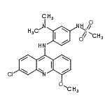 CAS#: 88914-40-3, N-{4-[(3-Chloro-5-methoxy-9-acridinyl)amino]-3-(dimethylamino)phenyl}methanesulfonamide