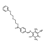 CAS#: 88938-35-6, 2-(2-Phenoxyethoxy)ethyl 4-[(5-cyano-2-hydroxy-1,4-dimethyl-6-oxo-1,6-dihydro-3-pyridinyl)diazenyl]benzoate