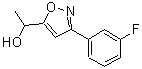 CAS#: 889938-98-1, 1-[3-(3-Fluorophenyl)-1,2-oxazol-5-yl]ethanol