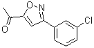 CAS#: 889939-01-9, 1-[3-(3-Chlorophenyl)-1,2-oxazol-5-yl]ethanone