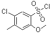 CAS 登录号：889939-48-4， 5-氯-2-甲氧基-4-甲基苯磺酰氯