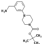 CAS 登录号：889948-55-4， 叔-丁基4-[3-(氨基甲基)苯基]哌嗪-1-羧酸酯