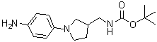 CAS 登录号：889948-62-3， {[1-(4-氨基苯基)-3-吡咯烷基]甲基}氨基甲酸叔丁酯