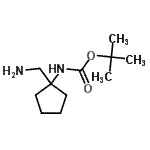 CAS#: 889949-09-1, 2-Methyl-2-propanyl [1-(aminomethyl)cyclopentyl]carbamate
