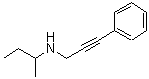 CAS 登录号：889949-75-1， N-(3-苯基-2-丙炔-1-基)-2-丁胺