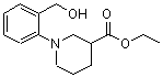 CAS 登录号：889956-07-4， 1-[2-(羟基甲基)苯基]-3-哌啶羧酸乙酯