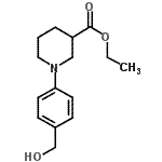 CAS 登录号：889956-15-4， 乙基1-[4-(羟基甲基)苯基]-3-哌啶羧酸酯