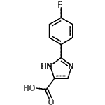 CAS 登录号：890006-82-3， 2-(4-氟苯基)-1H-咪唑-4-羧酸