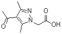 CAS#: 890092-87-2, (4-Acetyl-3,5-dimethyl-1H-pyrazol-1-yl)acetic acid