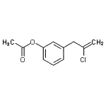 CAS # 890097-79-7, 3-(2-Chloro-2-propen-1-yl)phenyl acetate