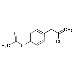 CAS 登录号：890097-85-5， 4-(2-氯-2-丙烯-1-基)苯基乙酸酯