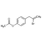 CAS#: 890097-87-7, 4-(2-Bromo-2-propen-1-yl)phenyl acetate