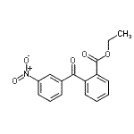 CAS 登录号：890098-28-9， 乙基2-(3-硝基苯甲酰)苯甲酸酯