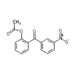 CAS 登录号：890098-32-5， 2-(3-硝基苯甲酰)苯基乙酸酯