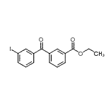 CAS#: 890098-41-6, Ethyl 3-(3-iodobenzoyl)benzoate