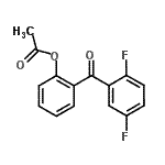 CAS#: 890098-68-7, 2-(2,5-Difluorobenzoyl)phenyl acetate