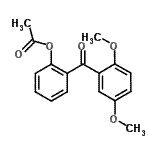CAS#: 890098-92-7, 2-(2,5-Dimethoxybenzoyl)phenyl acetate