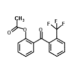 CAS 登录号：890098-93-8， 2-[2-(三氟甲基)苯甲酰基]苯基乙酸酯