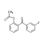 CAS#: 890099-01-1, 2-(3-Fluorobenzoyl)phenyl acetate