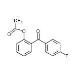 CAS 登录号：890099-04-4， 2-(4-氟苯甲酰)苯基乙酸酯