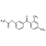 CAS#: 890099-08-8, 3-(2,4-Dimethylbenzoyl)phenyl acetate