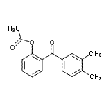 CAS#: 890099-12-4, 2-(3,4-Dimethylbenzoyl)phenyl acetate