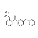 CAS 登录号：890099-37-3， 2-(3-苯氧基苯甲酰基)苯基乙酸酯