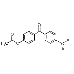 CAS 登录号：890099-38-4， 4-[4-(三氟甲基)苯甲酰基]苯基乙酸酯