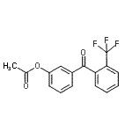 CAS 登录号：890099-39-5， 3-[2-(三氟甲基)苯甲酰基]苯基乙酸酯