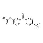 CAS#: 890099-43-1, 3-[4-(Trifluoromethyl)benzoyl]phenyl acetate