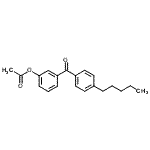 CAS#: 890099-94-2, 3-(4-Pentylbenzoyl)phenyl acetate