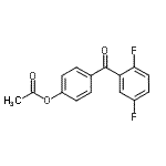 CAS#: 890099-99-7, 4-(2,5-Difluorobenzoyl)phenyl acetate