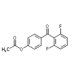 CAS#: 890100-01-3, 4-(2,6-Difluorobenzoyl)phenyl acetate