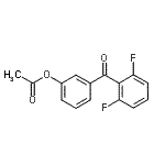 CAS#: 890100-18-2, 3-(2,6-Difluorobenzoyl)phenyl acetate
