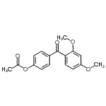 CAS 登录号：890100-19-3， 4-(2,4-二甲氧基苯甲酰基)苯基乙酸酯