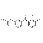CAS#: 890100-24-0, 3-(2,3-Dichlorobenzoyl)phenyl acetate